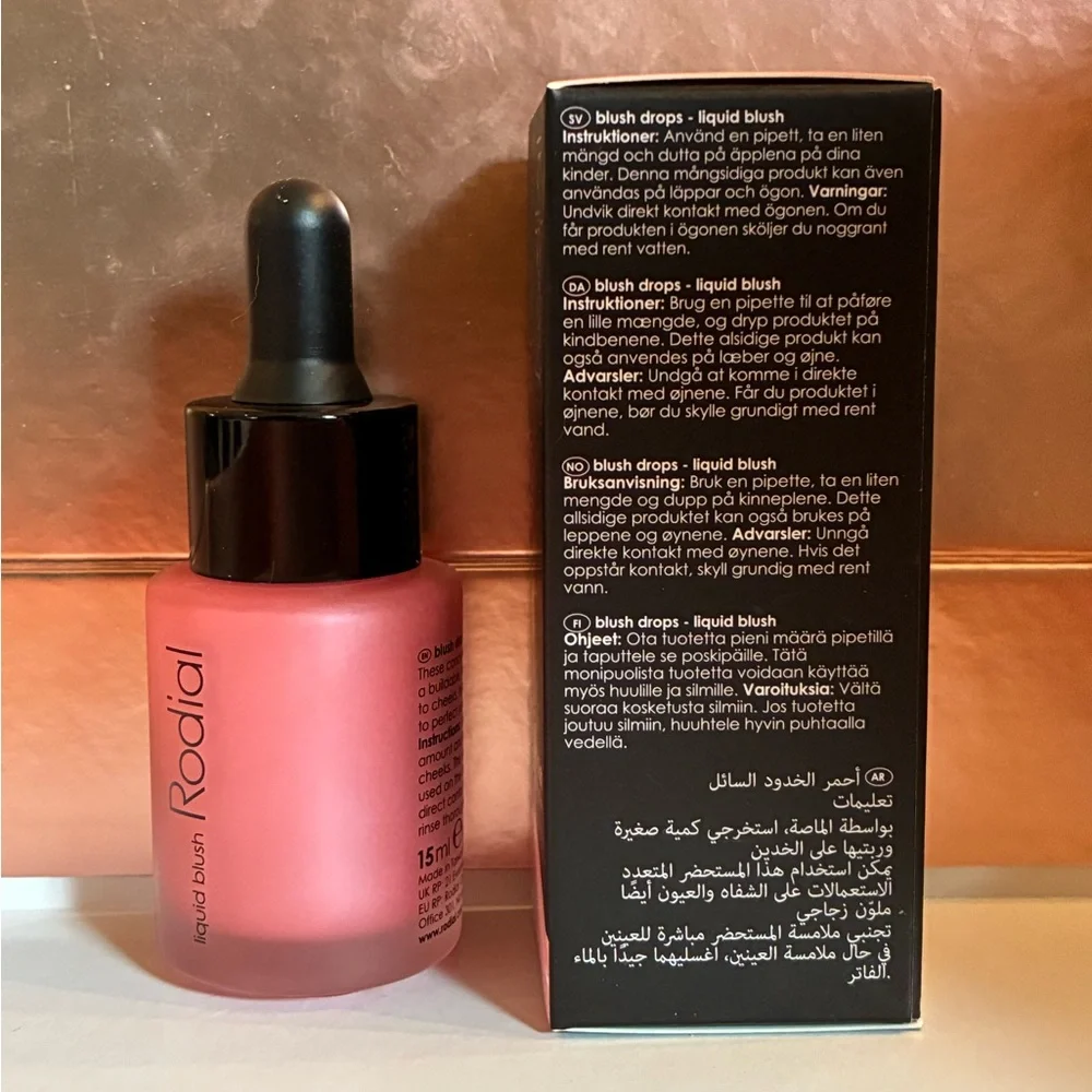RODIAL Blush Drops Liquid Blush $55 MSRP *Frosted Pink* Full Size! BNIB!